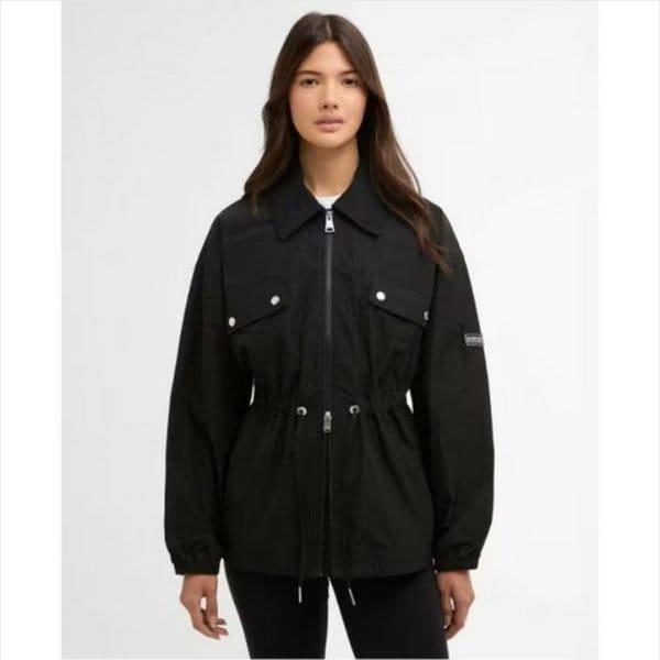 [スターフィールド水原店] 26SS 女性 ブラック B.Intl Octavia シャワープルーフ ジャケット (URJU6E322BK)