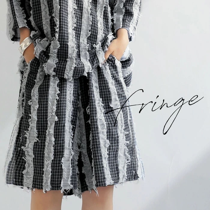 フリンジパンツ パンツ レディース ハーフパンツ ・(500)メール便可 5,216円