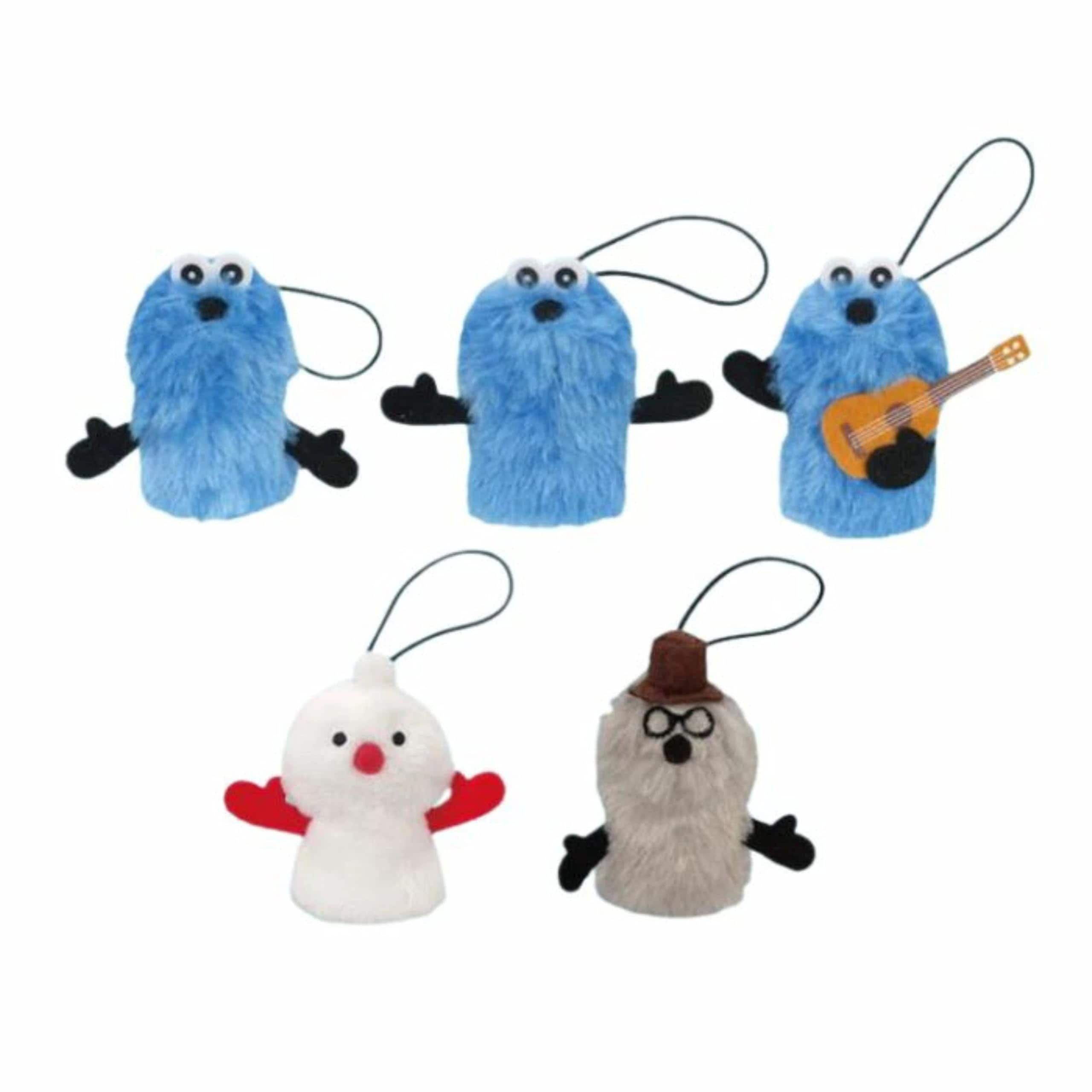 パペット スンスン 指パペット ぬいぐるみ マスコット スンスン かわいい 約7cm (全5種セット)