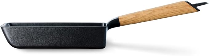 フライパン EGG＆TOAST PAN オーク 瞬間蒸発 ガス・IH対応 鋳物ホーロー製 エッグ＆トーストパン 玉子焼き器 専用レシピブック付 FPET-OK