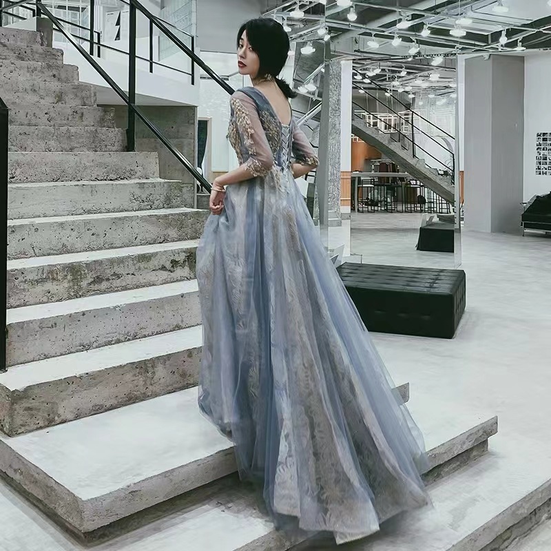 カラードレス パーティードレス 演奏会 発表会 イブニングドレス フォーマルドレス カクテルドレス コンサート コンクール ネイビー ビスチェ サテン 編み上げ カラードレス カクテルドレス ロングドレス パーティードレス 発表会