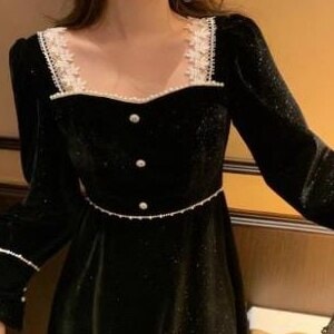 レトロ風 ワンピース 長袖 春 秋 冬 きれいめ カジュアル かわいい ロング フォーマル aライン シャツワンピース Aライン フレア ワンピドレス 膝丈 ひざ丈 ミディアム丈 ミドル丈 ぽわん袖 8,254円