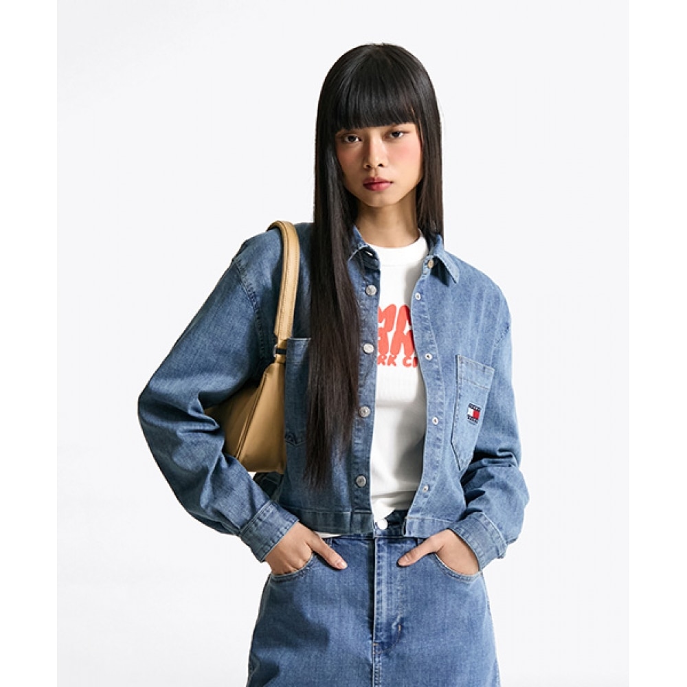 TOMMY JEANS クロップデニムシャケット T32F0WSH01TWL11A5