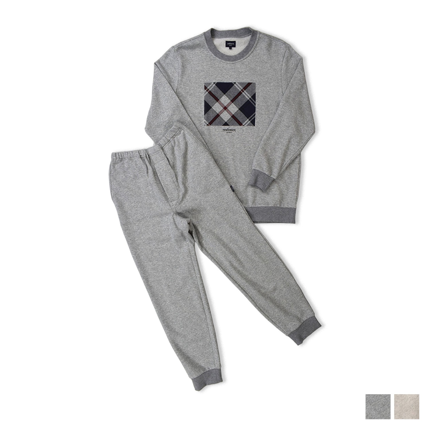 ルームウェア 部屋着 パジャマ セットアップ ナイトウェア メンズ クルーネック RELAX WEAR