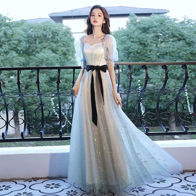 宴会 ワンピース ロングスレンダーで腹隠し 結婚式OL正式な場合礼装 誕生日/成人式 ドレスお呼ばれドレス