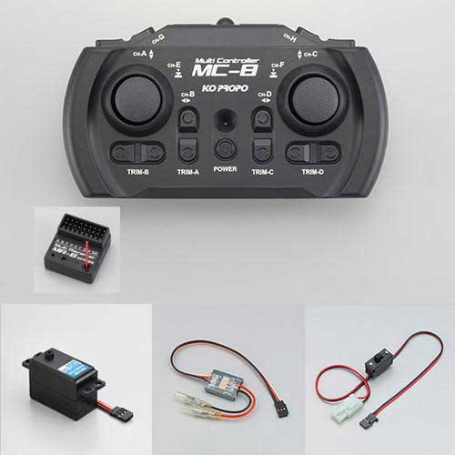近藤科学 【再生産】MC-8 2.4GHz MX-F EPセットC（PDS-2503+MD-1 LB）【10714】 ラジコン用 KO 10714 MC-8 MX-F EPセットC