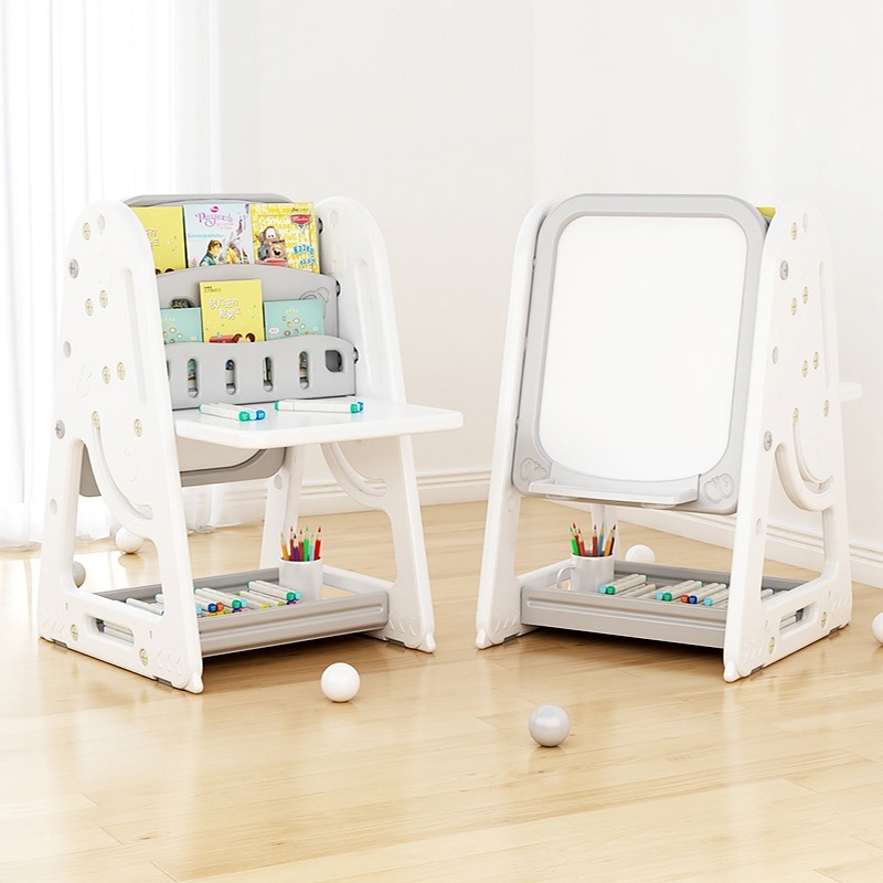 【国内発送&送·料·無·料】お絵描きボード 子供 ホワイトボード ブラックボード 本棚 デスク おえかきボード こども 子ども 知育 お絵かき おえかき 塗り絵 誕生日 プレゼント ギフト 組立簡単