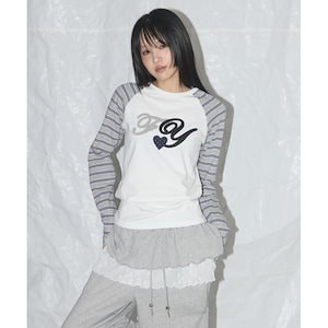 ◇NASTY FANCY CLUB◇ Crimson Heart Sweatshirt BLACKF24ZB055 FANCY CLUB | CRIMSON HEART SWEATSHIRT - 스타일리시 블랙