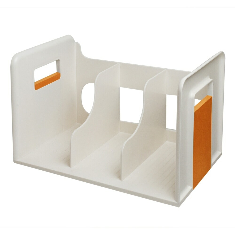 （まとめ買い）プレーンスタイル ブックエンド オレンジ PLS-BE1-O [x3]