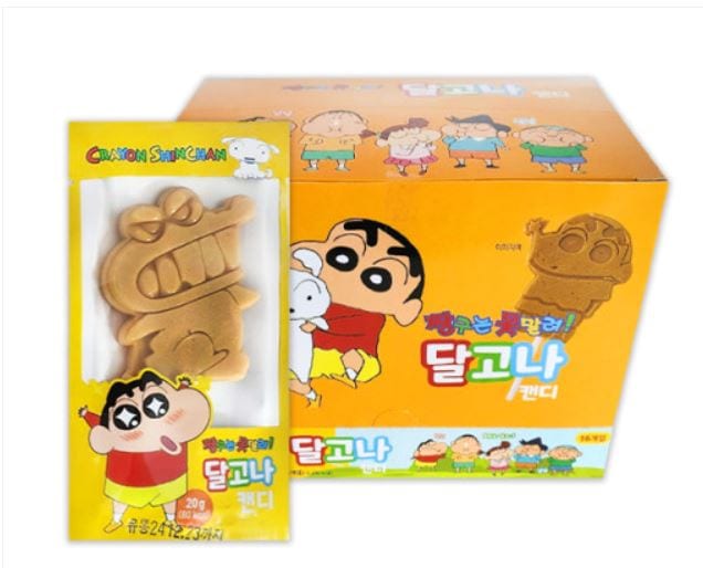 韓国お菓子クレヨンしんちゃん タルゴナキャンディー 16個入り