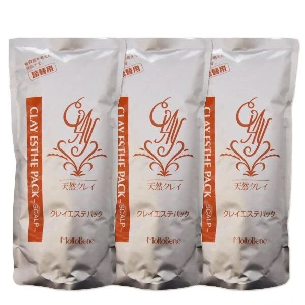 クレイエステ パック 500g 詰め替え 3個 セット