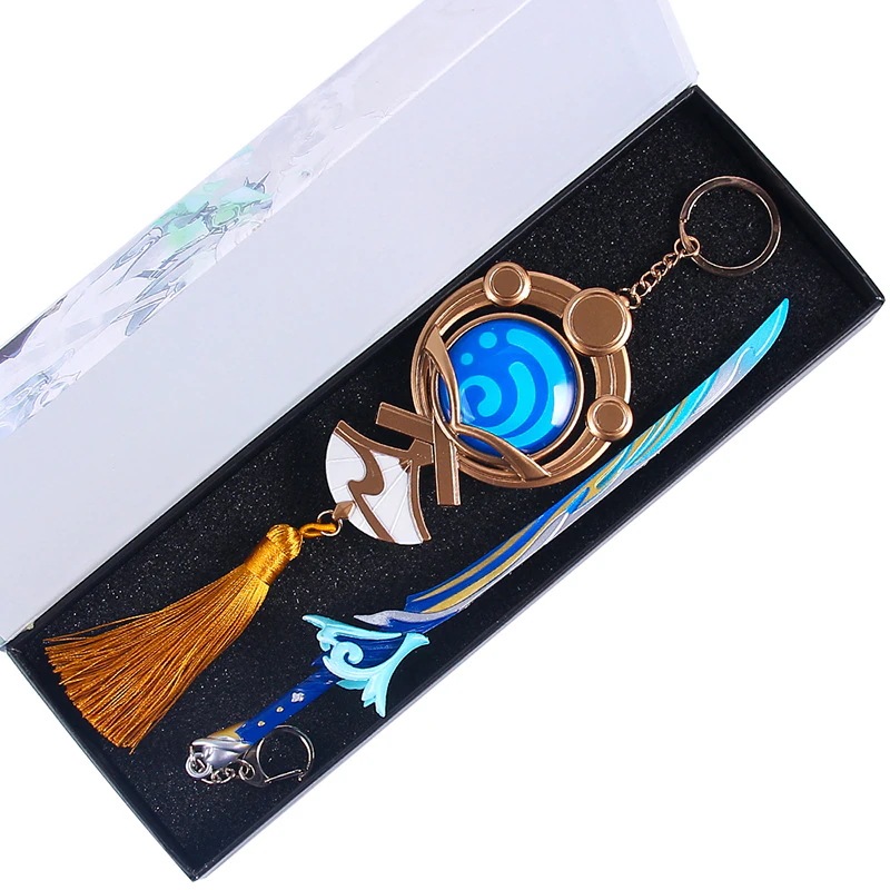 Qoo10] 原神 キーホルダー 神の目 のギフトボッ : バッグ・雑貨