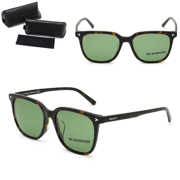 サングラス BY0064-D/S 52N 56 サングラス アジアンフィット UVカット メンズ ハバナ グリーン