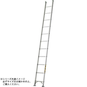 ねじれ/タワミに強い! 一連はしご LA1-25