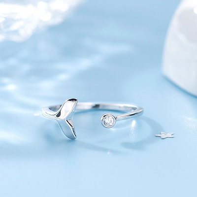 ABISTE イルカ　指輪　リング Amazon | ポリネシア ハワイアンジュエリー ドルフィンリング