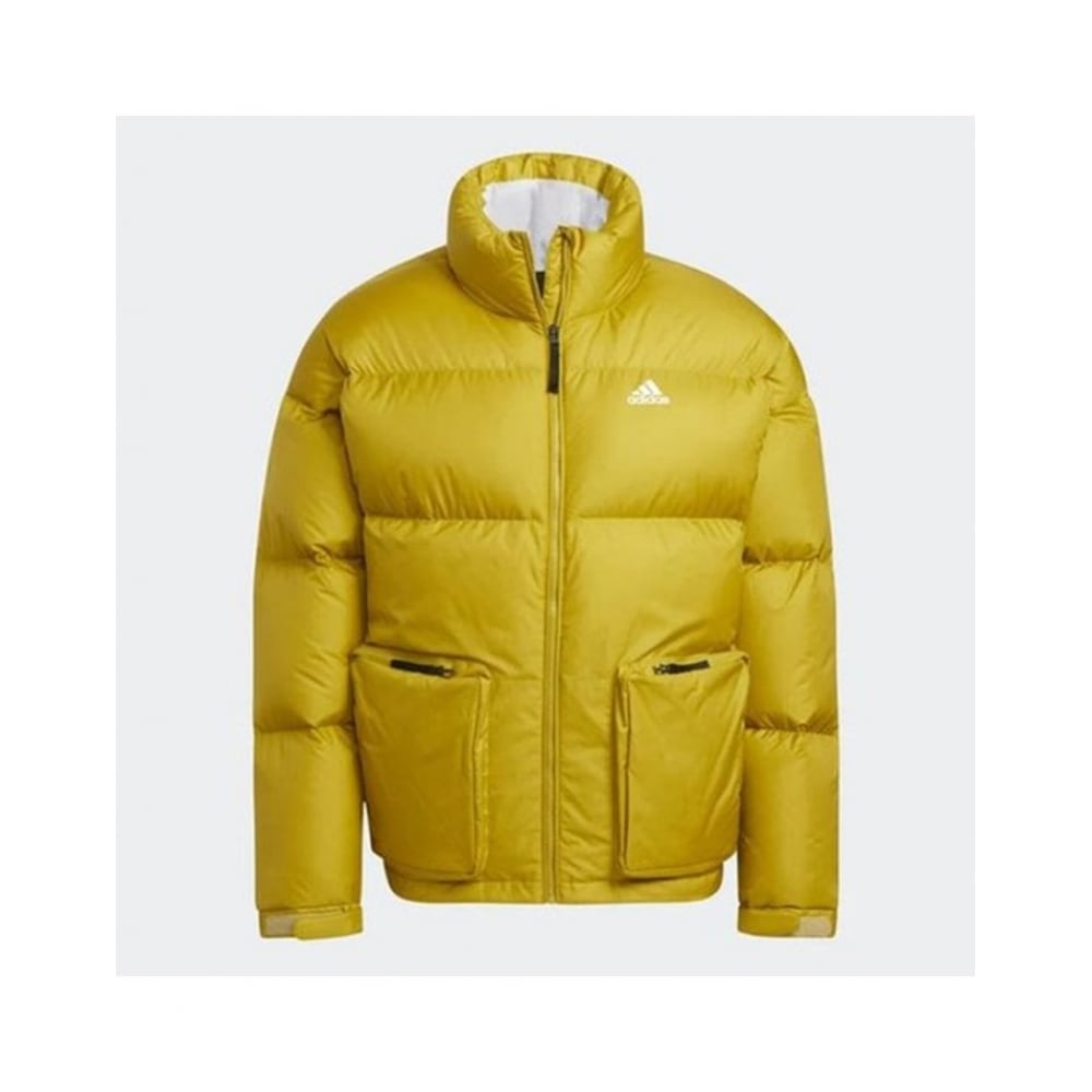 アディダスジュニアアディダススーパーパフィー JKT ダウンパディング HN2104_イエロー