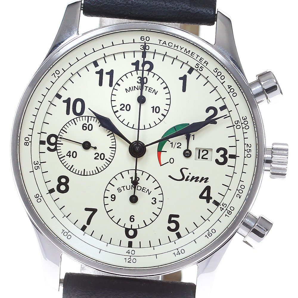 ジン Sinn 956 FULDA クロノグラフ ５００本限定 自動巻き メンズ _848041【中古】