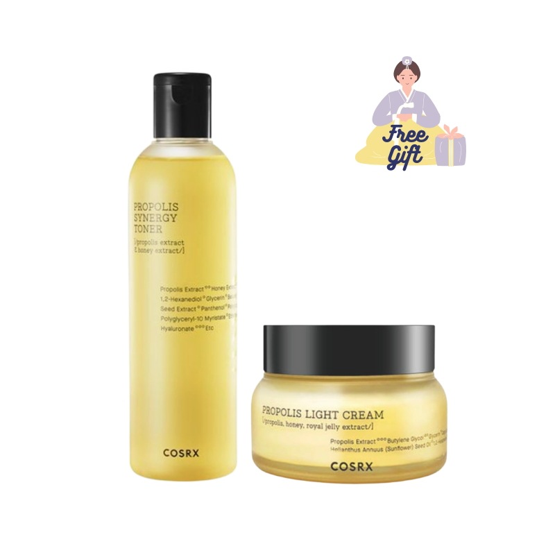 [プロポリスセット] フルフィットプロポリスシナジートナー280ml ＋フルフィットプロポリスライトクリーム65g　ロイヤルゼリー/プロポリス/