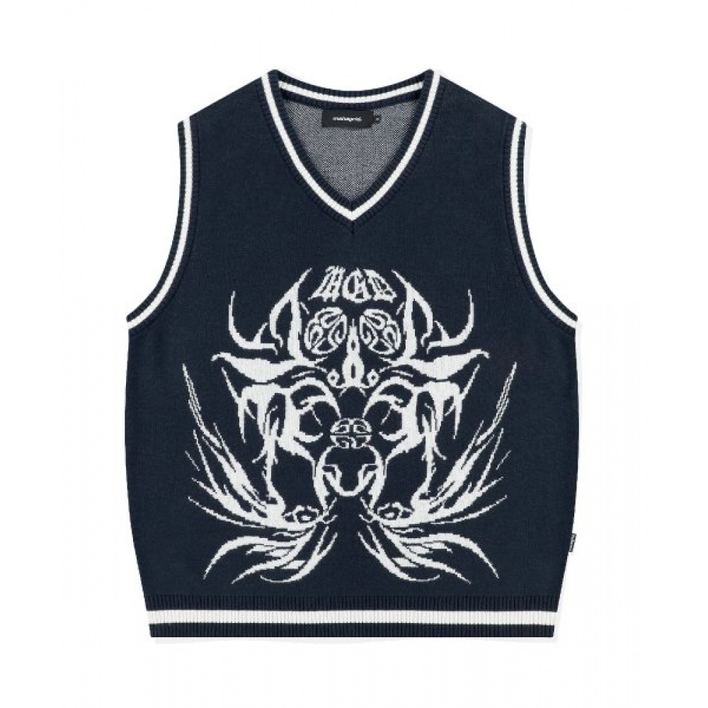 マハグリッドエクリプストライバルニットベストネイビー (MG2ESMK602A) 11,079円