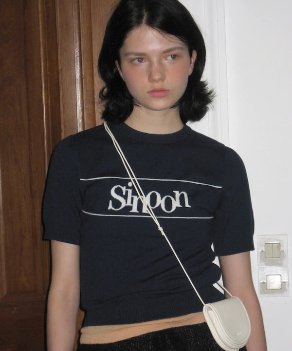 Qoo10 シヌーン Sinoon Half Knit ロゴ