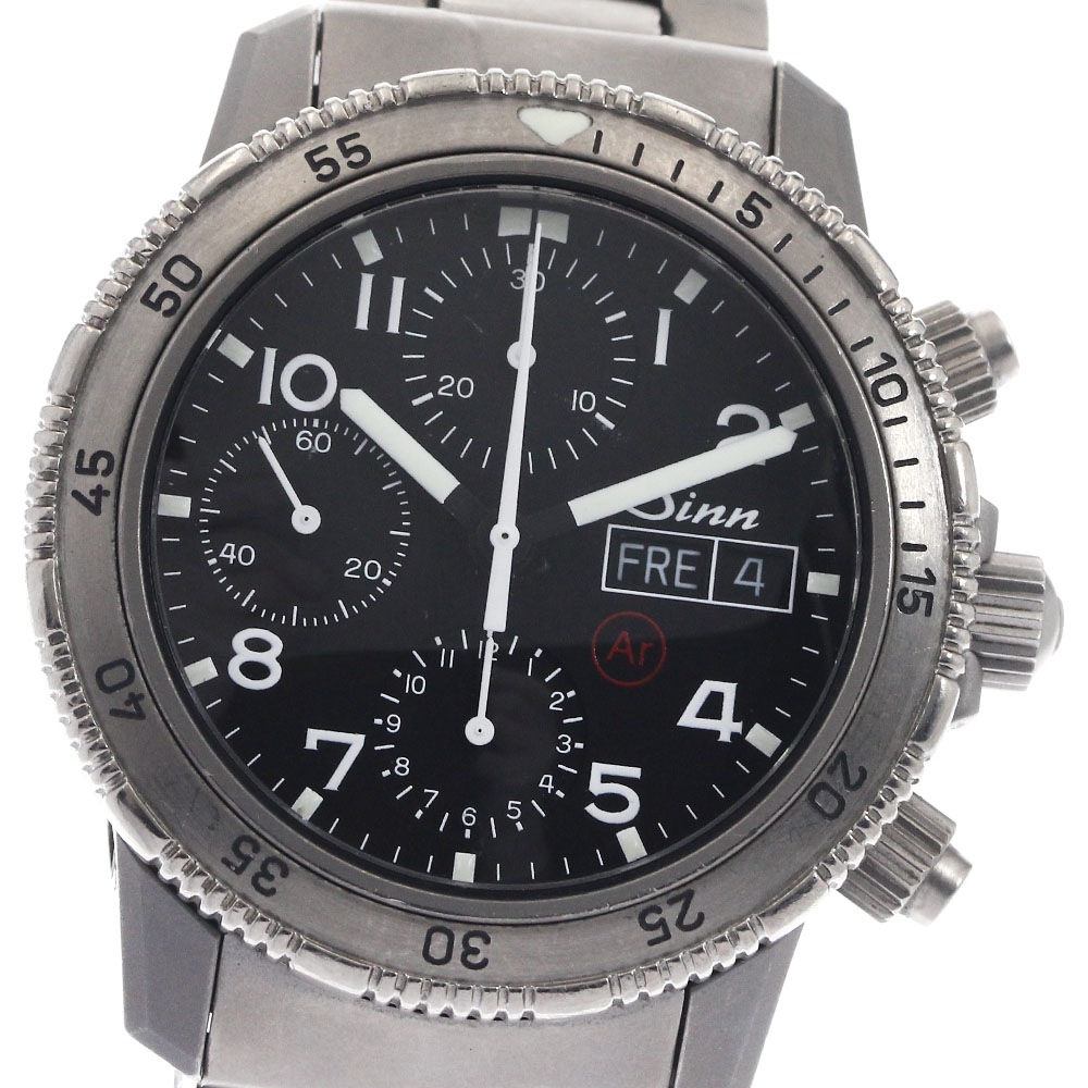 ジン Sinn 203.TI デイデイト 自動巻き メンズ 保証書付き_891779【中古】