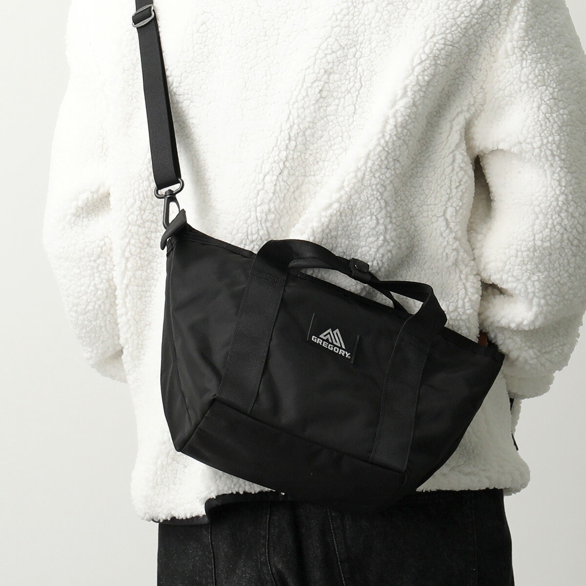 GREGORY グレゴリー ショルダーバッグ BOAT TOTE S ボートトート 138631 1041 レディース ナイロン 7L クロスボディ 鞄 BLACK