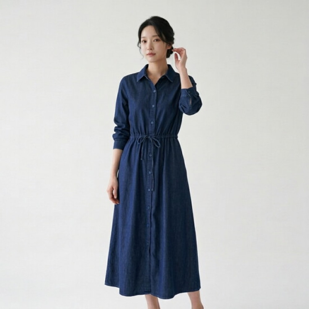 華世 レディース デニム ストリング ワンピース HB6SOP009C