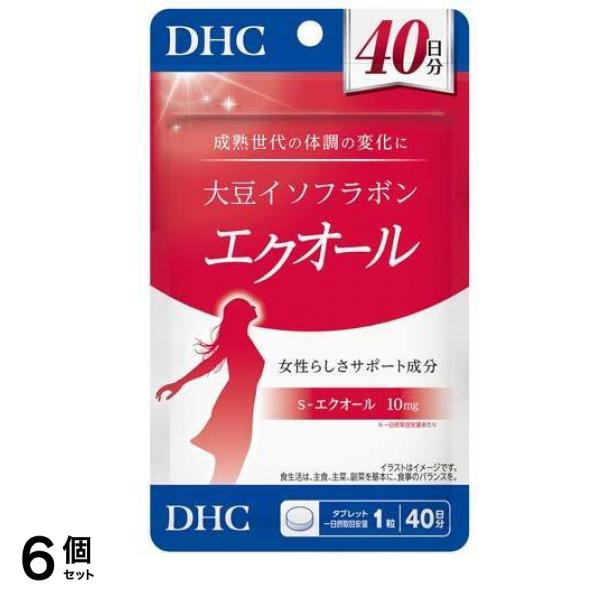 大豆イソフラボン エクオール 40日分 40粒入 6個セット