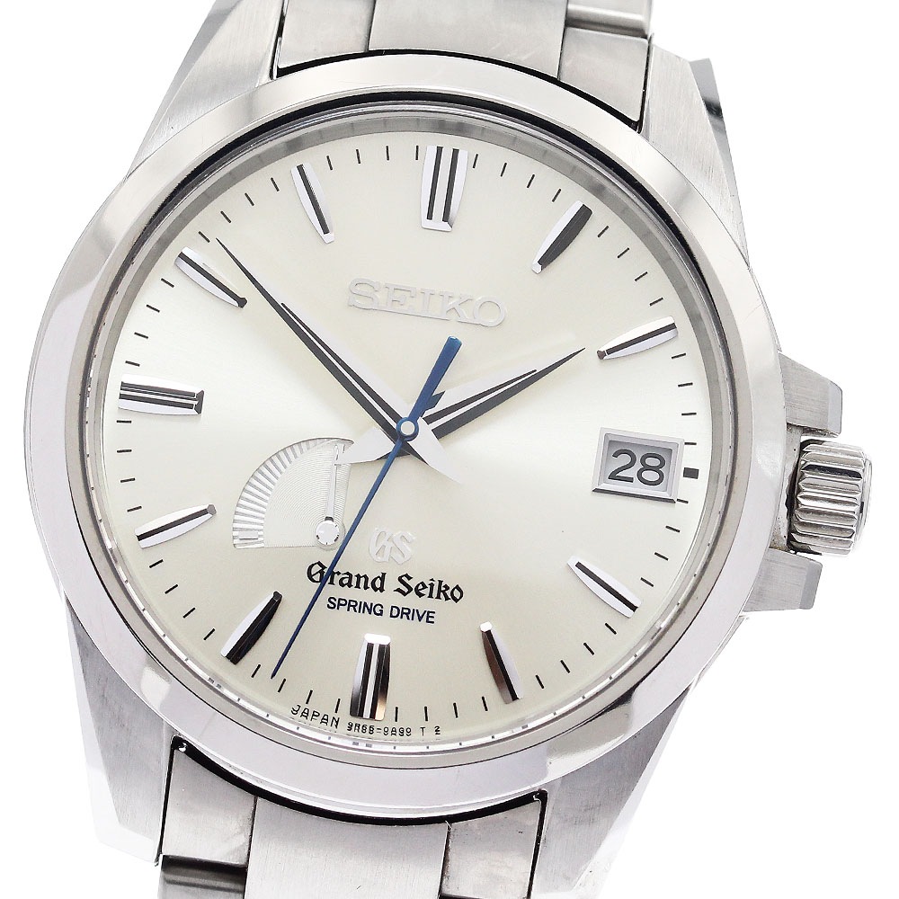 セイコー SEIKO SBGA079/9R65-0BG0 グランドセイコー パワーリザーブ デイト スプリングドライブ メンズ _892151【中古】