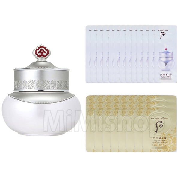 拱辰享(ゴンジンヒャン) 雪 美 白 津膏 スポット 2.5倍 増量 企画セット (津膏スポット50ml＋津膏スポットサンプル0.5ml* 30枚＋水分クリーム1ml*30枚)