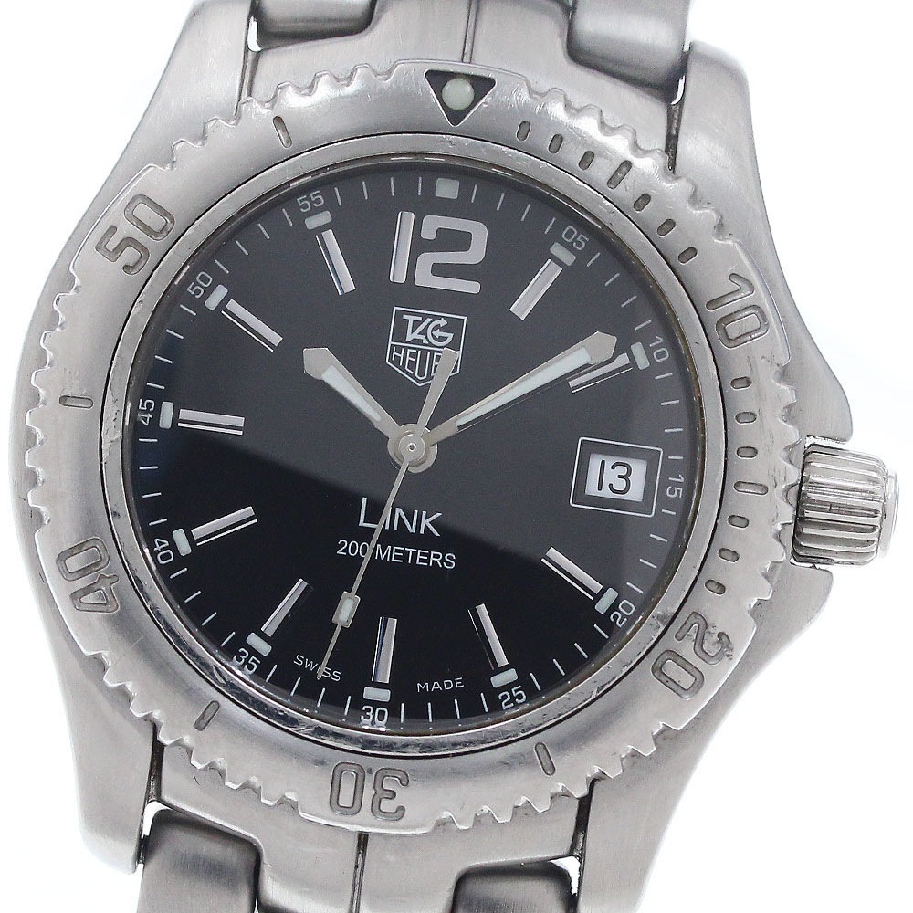 タグホイヤー TAG HEUER WT1210-0 リンク デイト クォーツ メンズ _955303【中古】