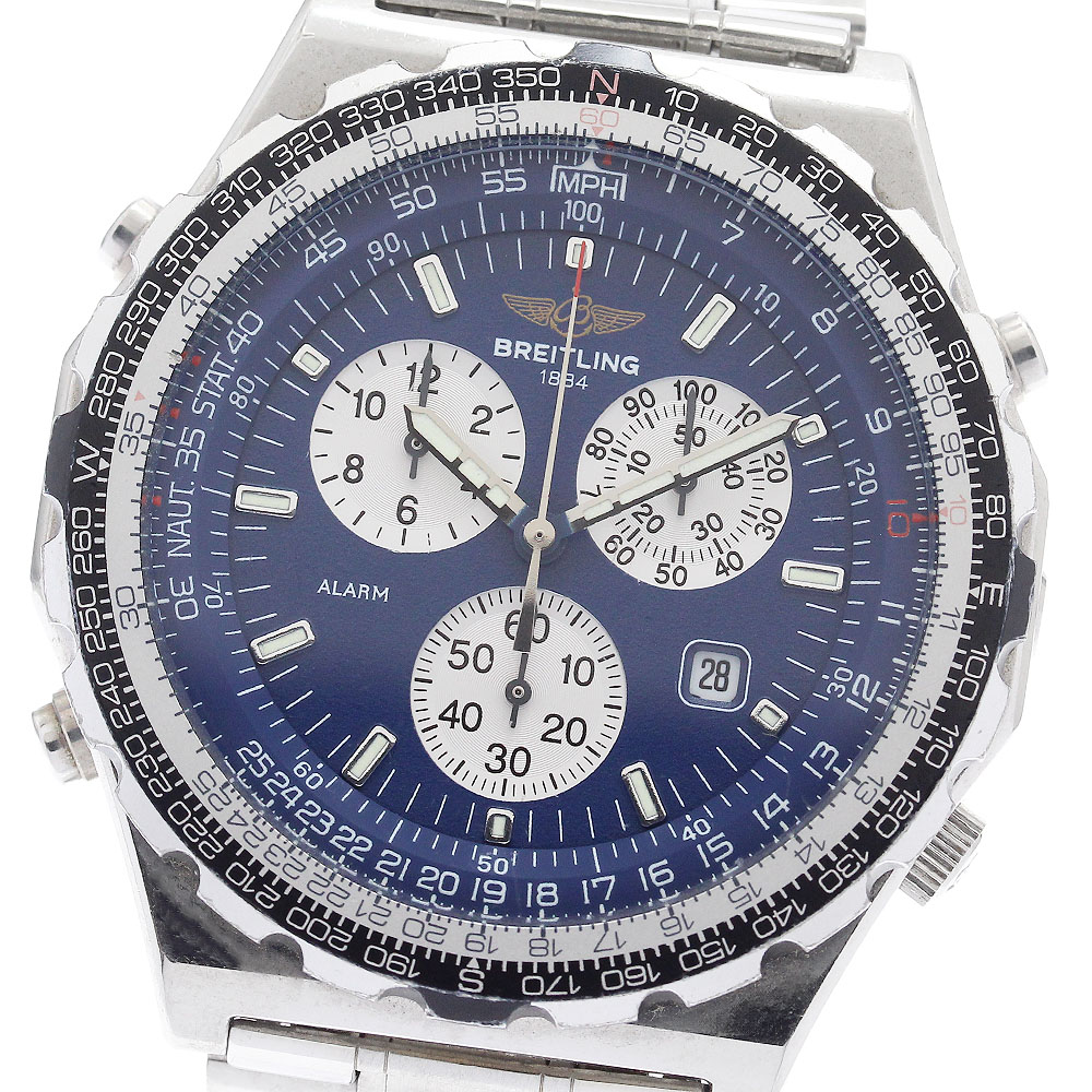 ブライトリング BREITLING A59028 ジュピターパイロット クロノグラフ クォーツ メンズ _905337【中古】