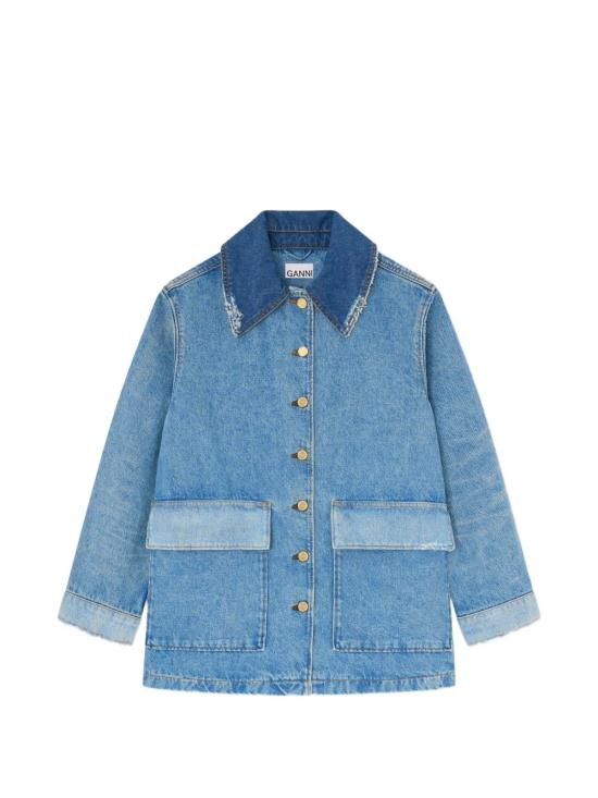 GANNI Women Jackets A1010179 567 Blue