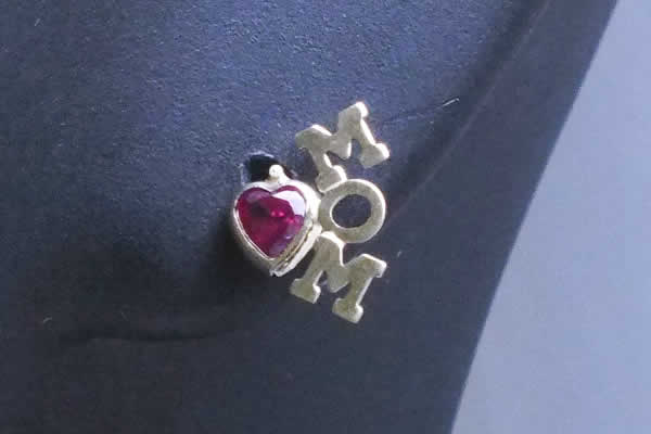 14金サンクスマザーピアス 1個 片耳 キャッチ スタッド 本物の金 女性 母の日 お母さん ギフト