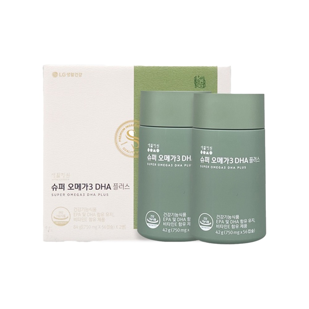 スーパーオメガ3 DHAプラス 750mg × 56粒 2個セット