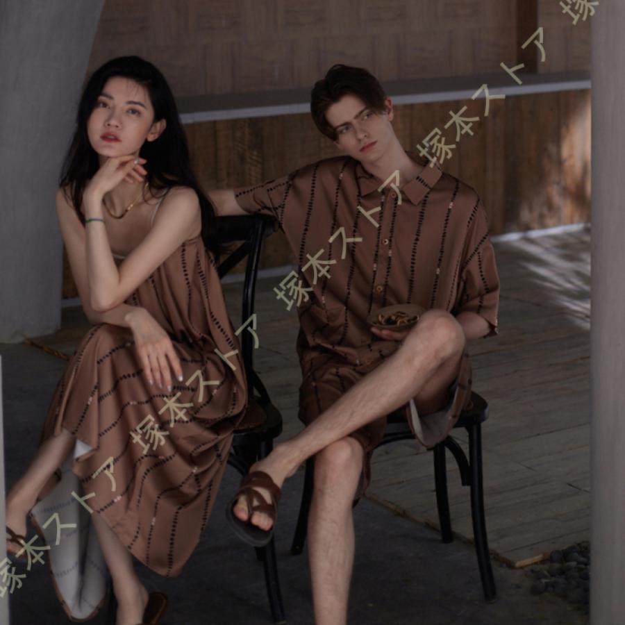 パジャマ メンズ レディース 部屋着 ルームウェア ネグリジェ 涼しい パジャマ 上下 半袖 前開き シャツ メンズ 上下セット 吸汗 速乾 通気 肌に優しい