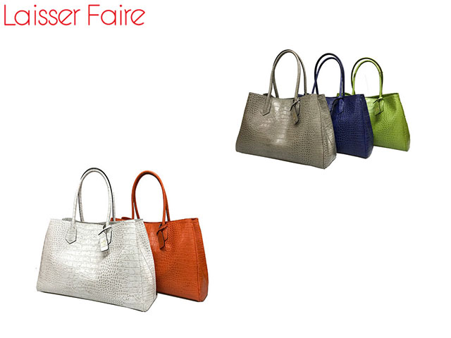 レッセフェール クローマ クロコ型押し A4トート 410061 6196240 lily19