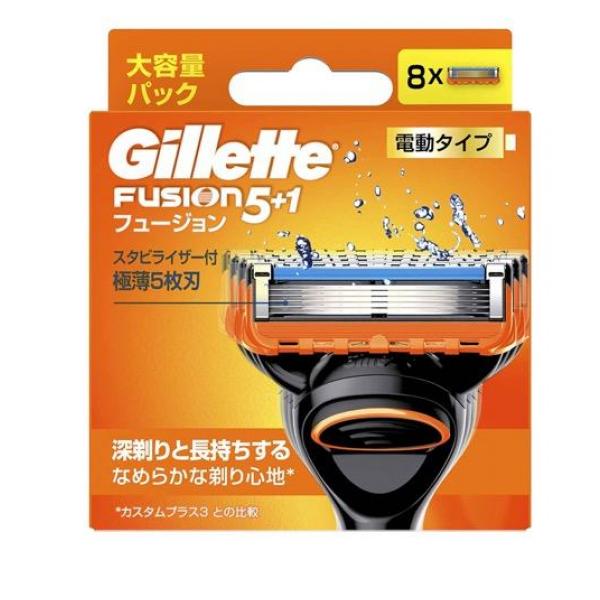 フュージョン5+1 電動タイプ 替刃 8個入