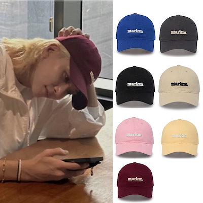 ★SEVENTEEN ジョンハン着用★人気★DESTROYED WASHING BALL CAP ☆SEVENTEEN ジョンハン 着用！！【MARKM】BASIC LOGO BALL CAP