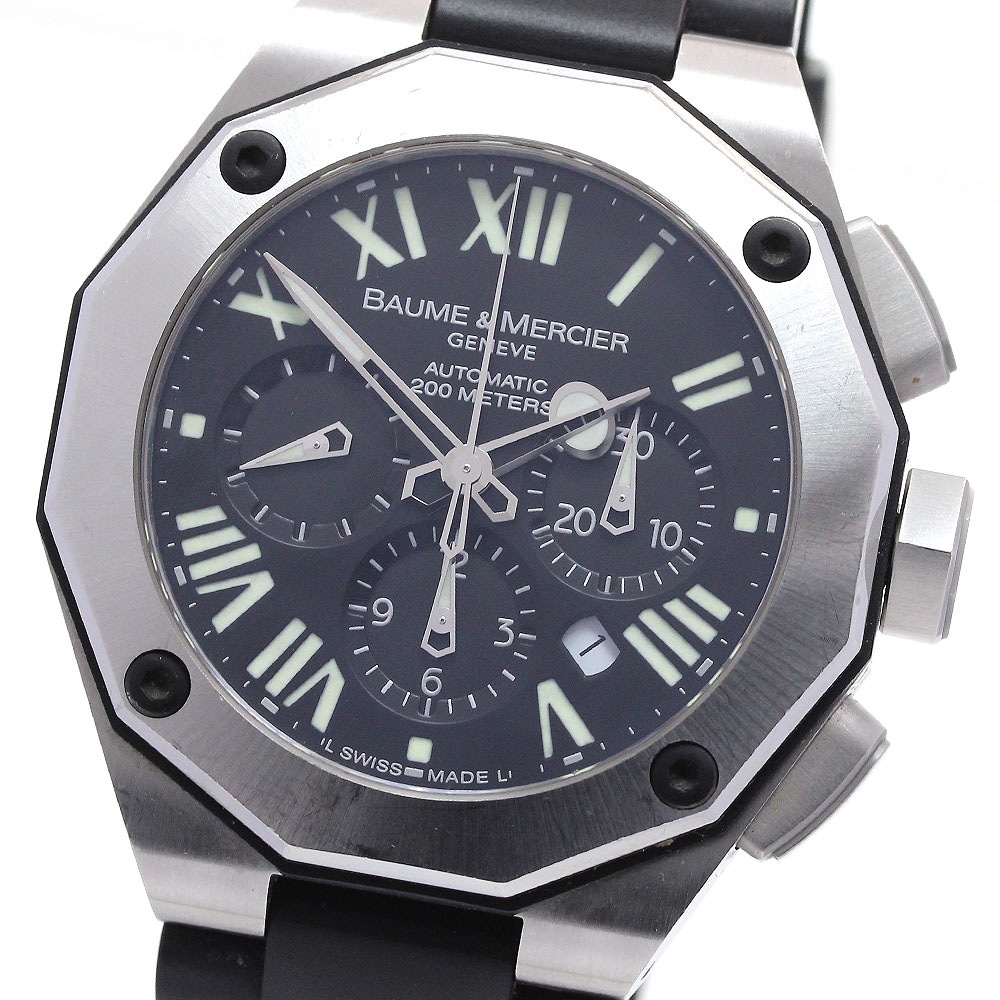 ボーム＆メルシェ Baume & Mercier 65671 クロノグラフ 自動巻き メンズ _849752【中古】