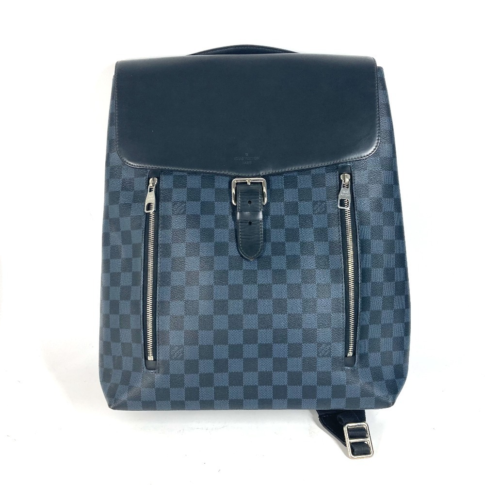 リュックサック N41586 ニューポート ダミエコバルト カバン バックパック フラップ ダミエコバルトキャンバス ネイビー