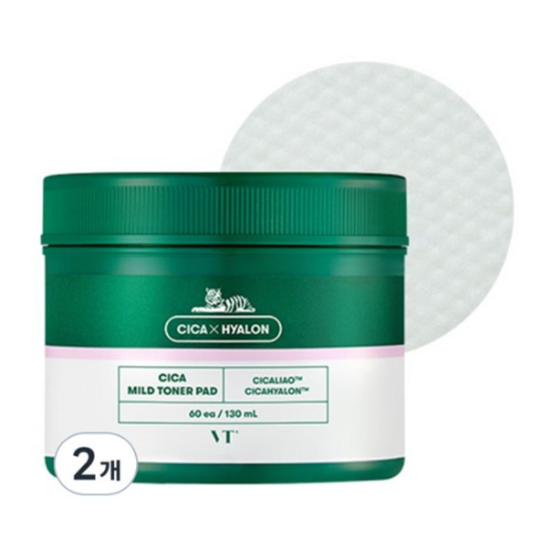 [1+1]シカ マイルドトナーパッド 60枚 130ml