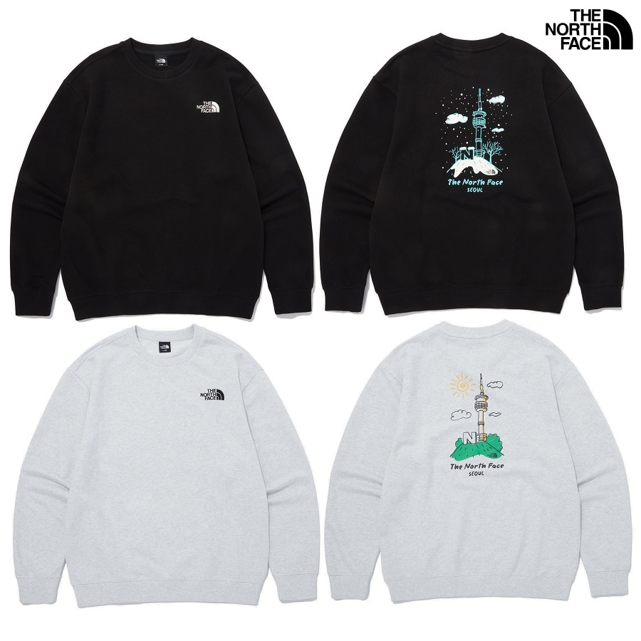 Mens SEOUL FOUR SEASONS SWEATSHIRTS 2色 新商品 韓国の人気 韓国ファッション マンツーマン 男女共用 カップルアイテム ストリートファッション 女性服 韓国スタイ