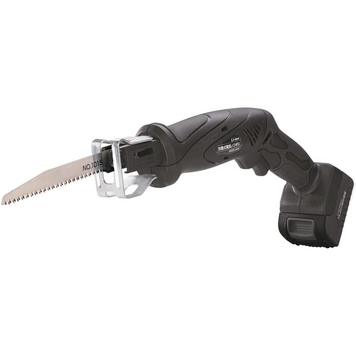 新興製作所 充電式ノコギリ DCES-1415 本体: 奥行38cm 本体: 高さ7cm 本体: 幅12cm