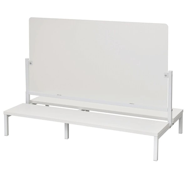 机上台 幅95cm パネル パーテーション 対面机上台 机上 ラック モニター台 パソコンラック 法人限定