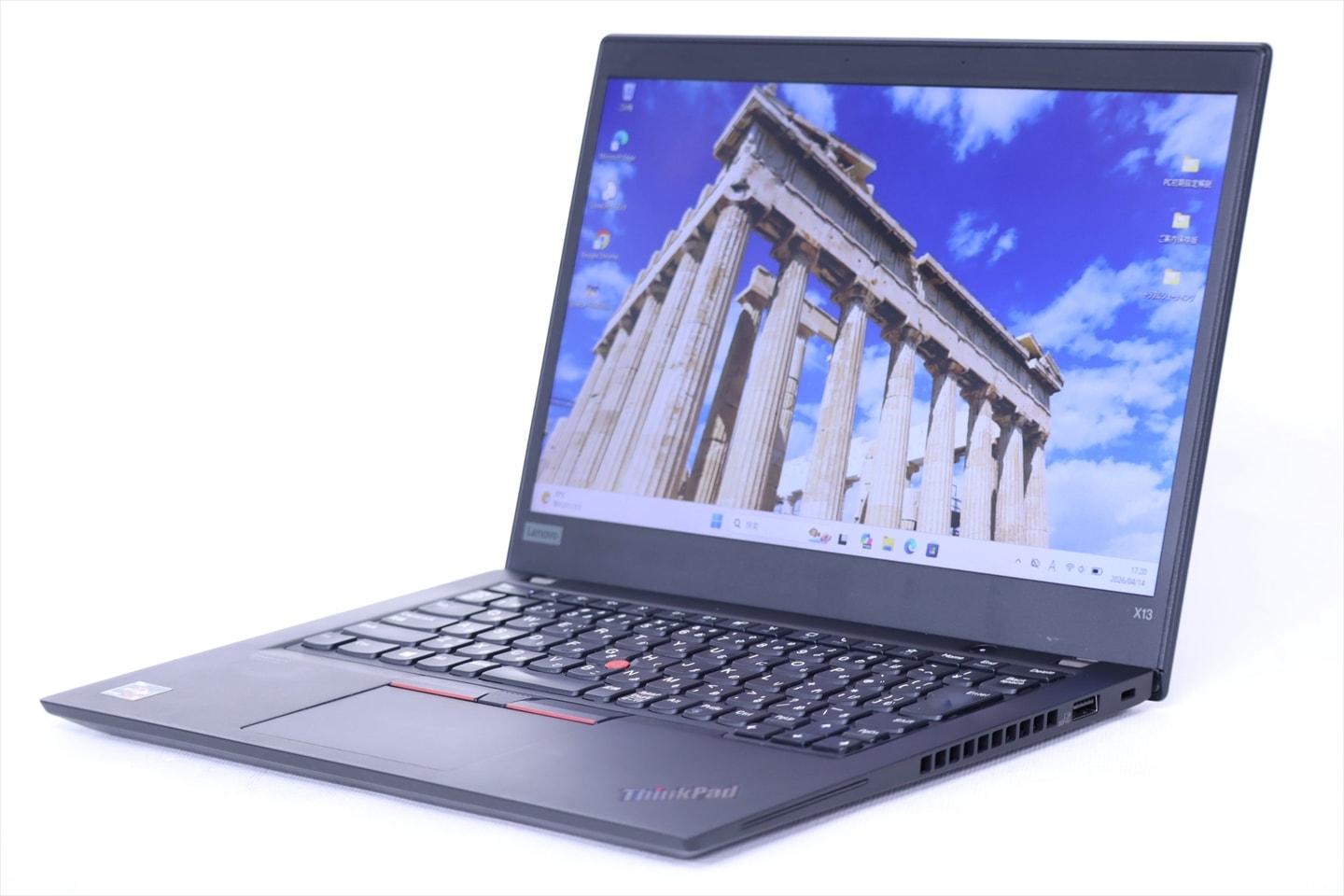 即配 バッテリー良 2021年薄軽量Ryzen5モデル ThinkPad X13 Gen1 Ryzen5 PRO 4650U 8G 256G 13.3FHD WiFi6 Office BAA評価