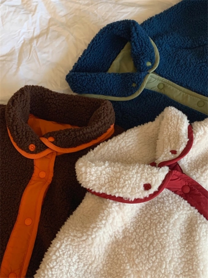 ボア リバーシブル ジャケット レディース 韓国 ファッション 2way ナイロン ボア 裏表 アウター