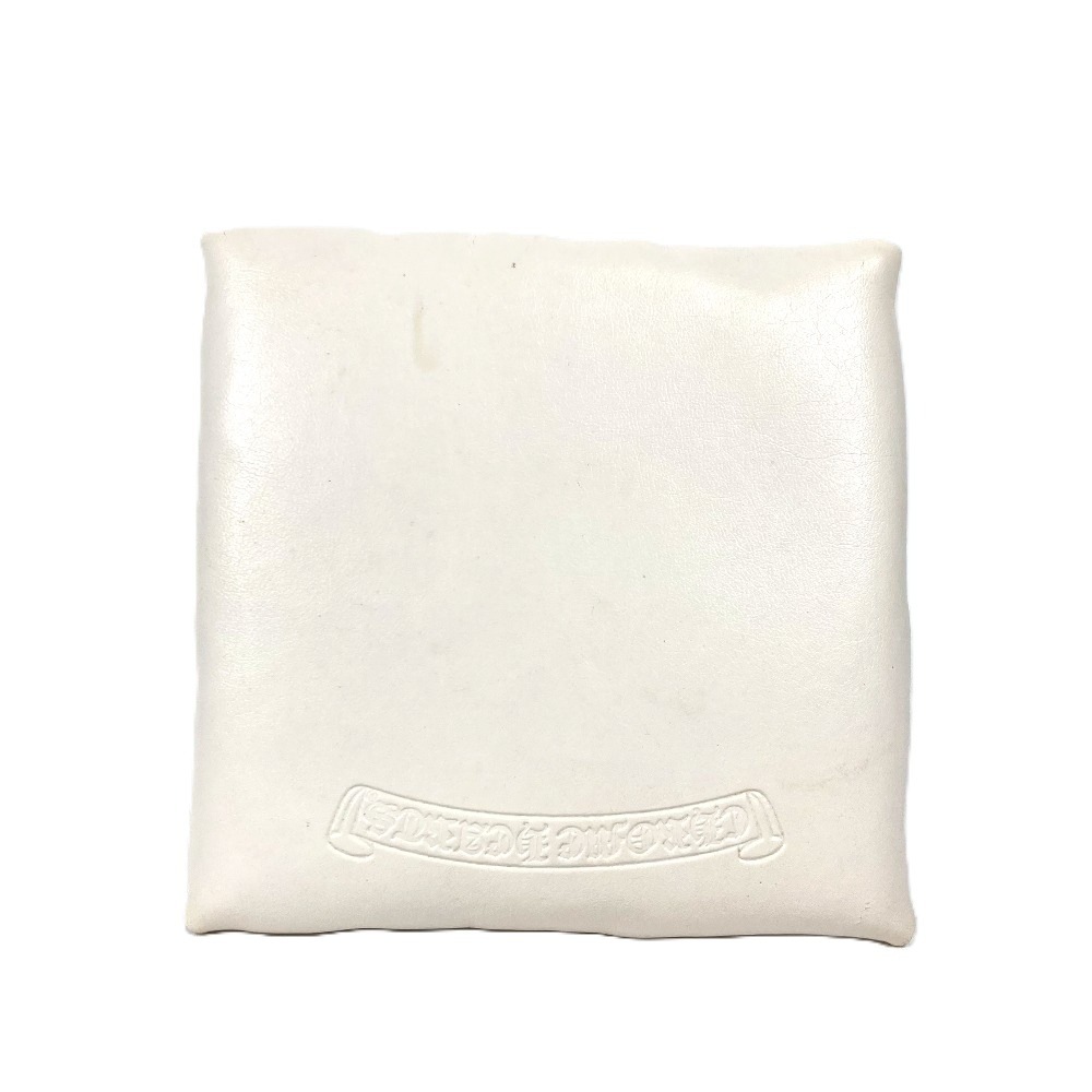 クッション ロゴ ディスプレイ用 インテリア レザー ホワイト