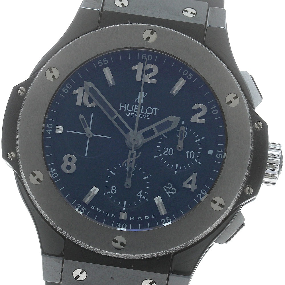 ウブロ HUBLOT 301.CT.130.RX ビッグバン アイスバン デイト クロノグラフ 自動巻き メンズ 保証書付き_875607【中古】
