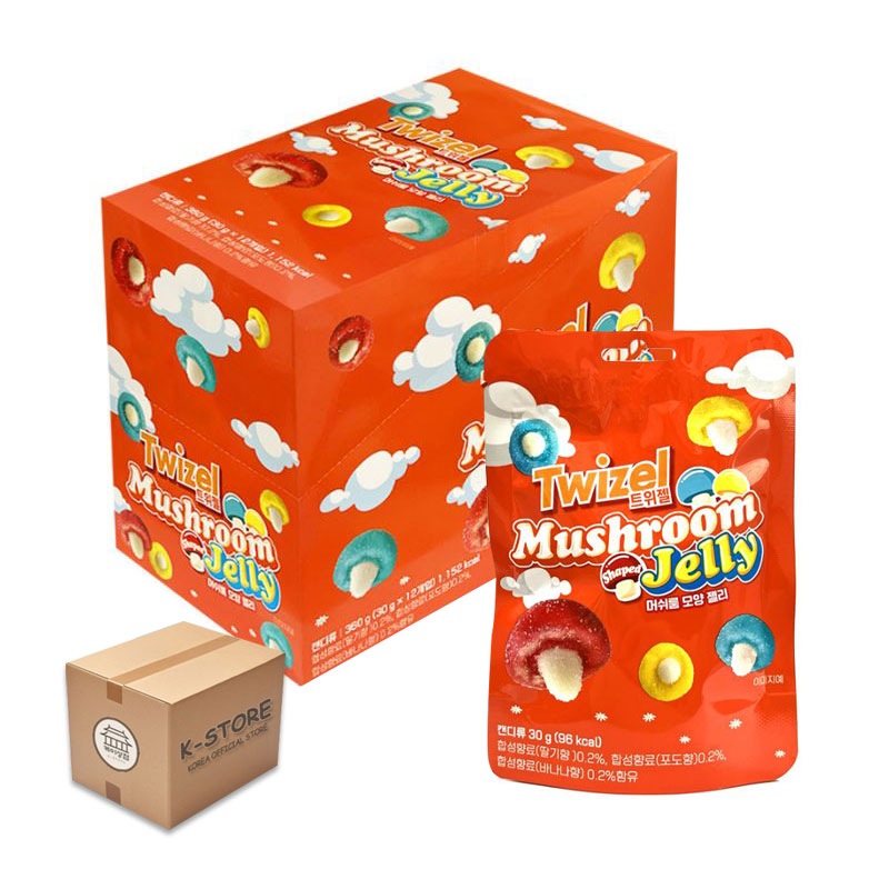 [業者向け] Twizel トゥウィツェル キノコ型ゼリー 30g (12 x 12) / 1BOX